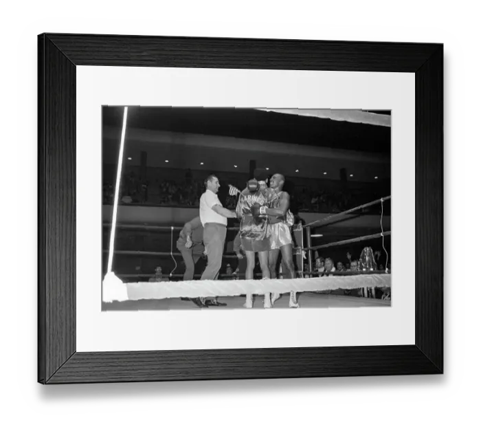 Framed Print : Marvin Hagler and Terry Dobbs Framed Print : Marvin Hagler and Terry Dobbs