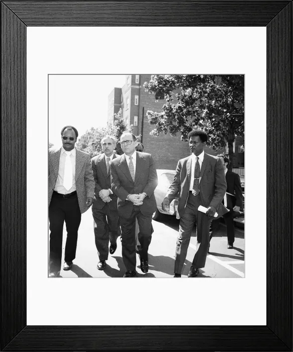 Framed Print : Watergate Thieves Being Led to Court Framed Print : Watergate Thieves Being Led to Court