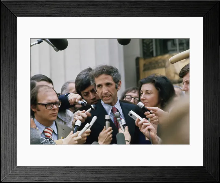 Framed Print : Pentagon Paper Defendant, Federal Courts Framed Print : Pentagon Paper Defendant, Federal Courts