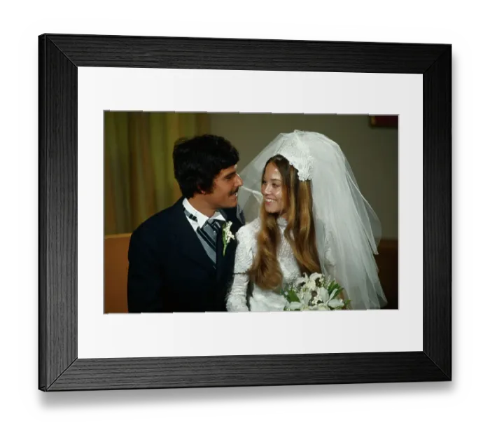 Framed Print : Mark Spitz with New Bride Susan Framed Print : Mark Spitz with New Bride Susan