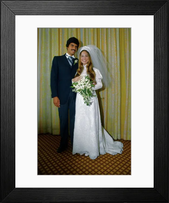 Framed Print : Portrait of Mark Spits and New Bride Susan Framed Print : Portrait of Mark Spits and New Bride Susan