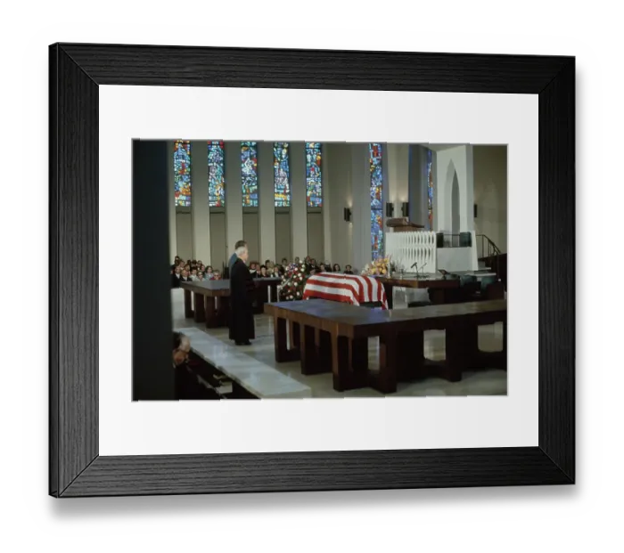Framed Print : Nixon at J. Edgar Hoover's Funeral Framed Print : Nixon at J. Edgar Hoover's Funeral