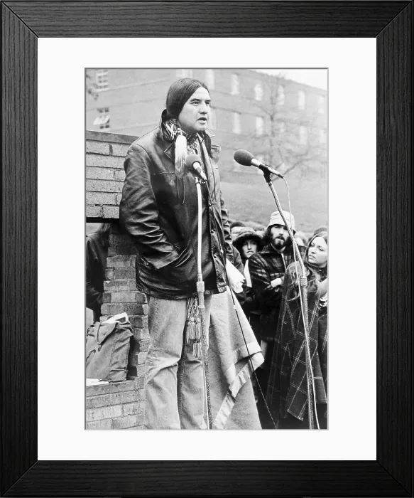 Framed Print : Vernon Bellencourt Giving Speech Framed Print : Vernon Bellencourt Giving Speech