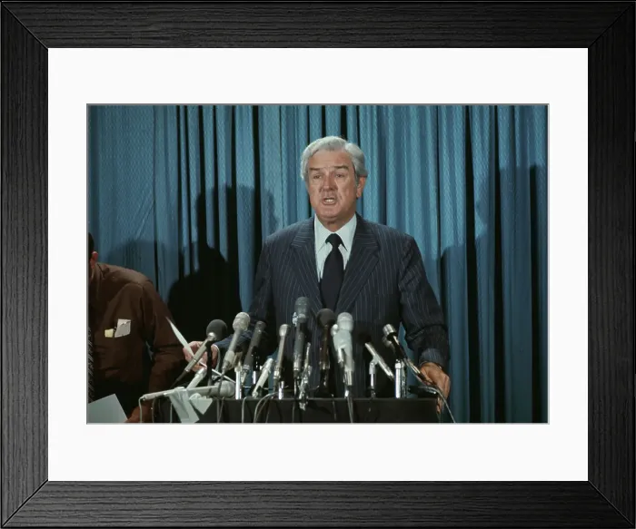 Framed Print : John Connally Announces Switch To Republicans Framed Print : John Connally Announces Switch To Republicans