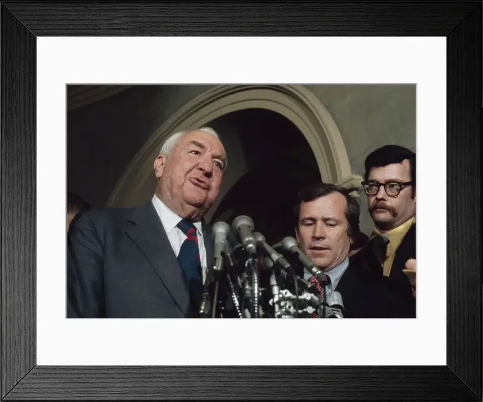 Framed Print : Senators Howard Baker and Sam Ervin Framed Print : Senators Howard Baker and Sam Ervin