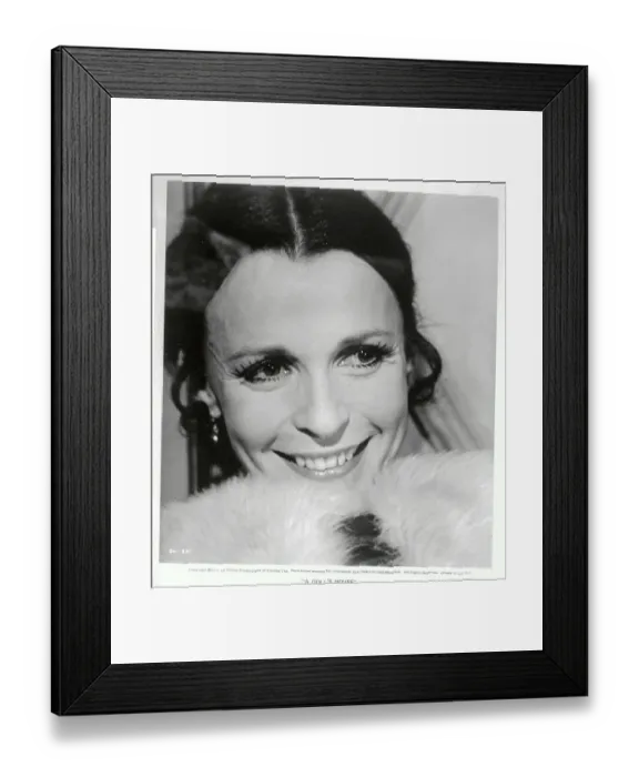 Framed Print : Claire Bloom Smiling Framed Print : Claire Bloom Smiling