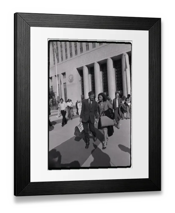 Framed Print : Daniel Ellsberg And Wife Framed Print : Daniel Ellsberg And Wife