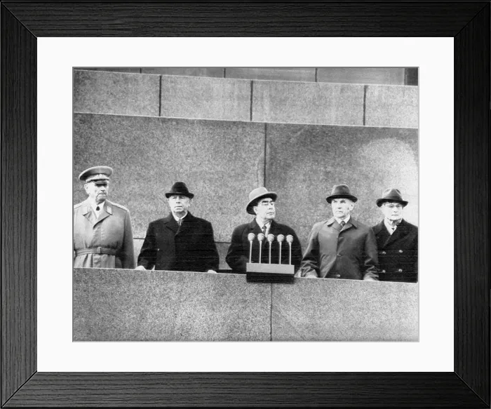 Framed Print : Soviet Leaders Watch May Day Parade Framed Print : Soviet Leaders Watch May Day Parade