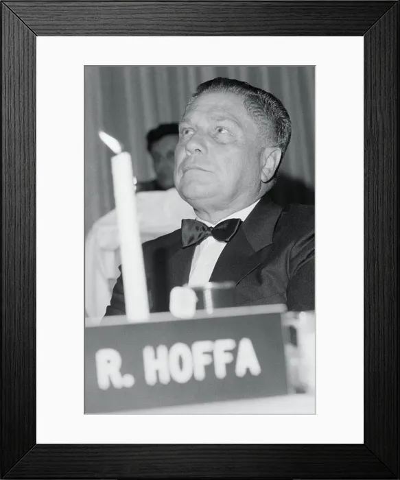 Framed Print : Portrait of Jimmy Hoffa Framed Print : Portrait of Jimmy Hoffa
