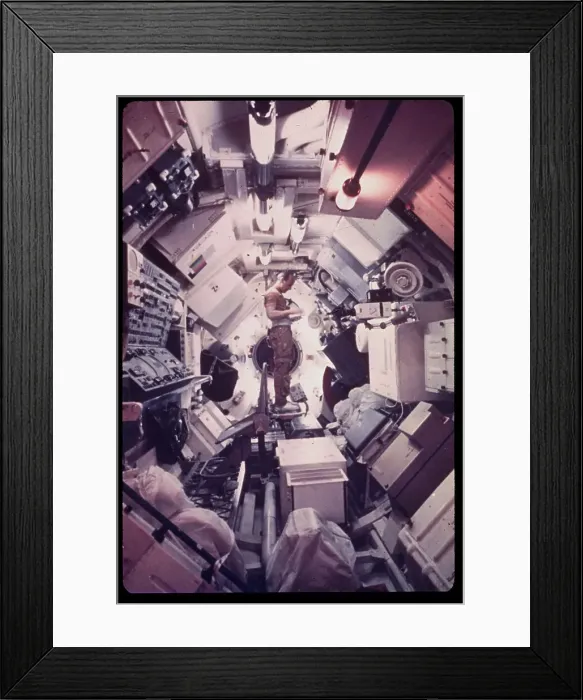 Framed Print : Charles Conrad, Jr. Reviewing a Checklist Framed Print : Charles Conrad, Jr. Reviewing a Checklist