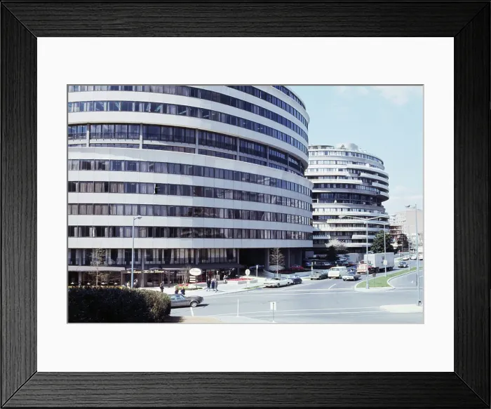 Framed Print : Watergate Apartment Complex Framed Print : Watergate Apartment Complex