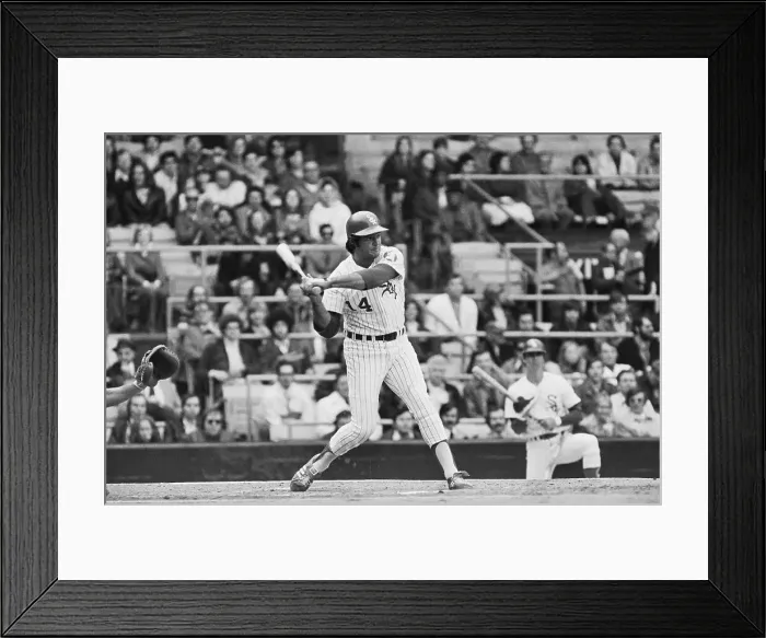 Framed Print : Bill Melton of the Chicago White Sox hitting a home run Framed Print : Bill Melton of the Chicago White Sox hitting a home run