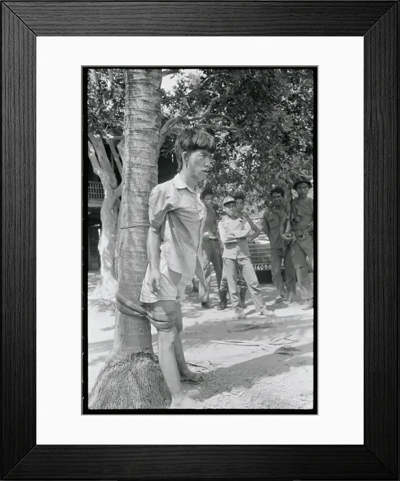 Framed Print : Communist Suspect Being Questioned Framed Print : Communist Suspect Being Questioned