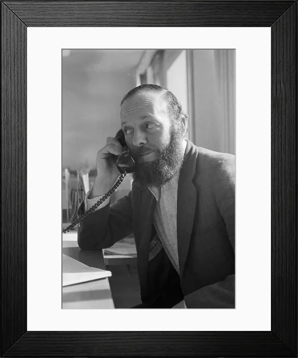 Framed Print : Joel D. Kaplan on the Telephone Framed Print : Joel D. Kaplan on the Telephone