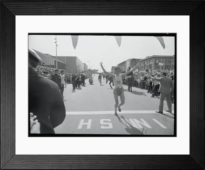 Framed Print : Jon Anderson Crossing Finish Line Framed Print : Jon Anderson Crossing Finish Line