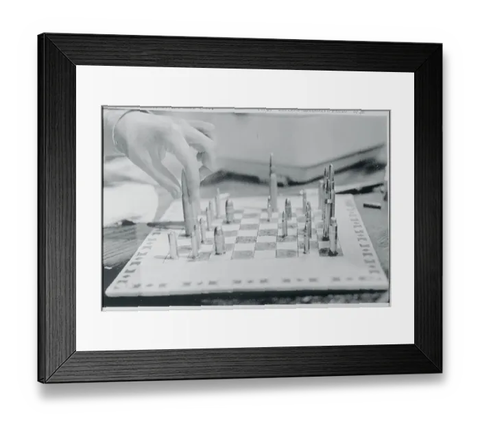 Framed Print : Chess Board with Bullets Framed Print : Chess Board with Bullets