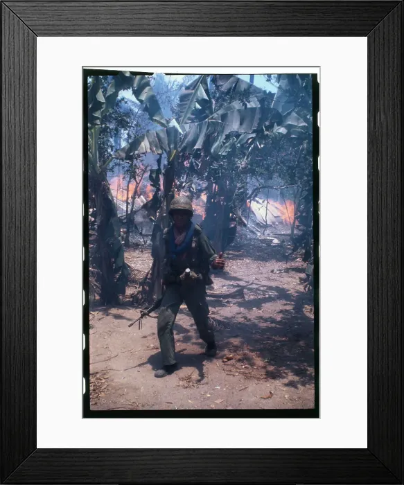Framed Print : Cambodian Soldier