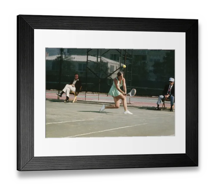 Framed Print : Miami Beach-Garner Bank USLTA Tournament - Final
