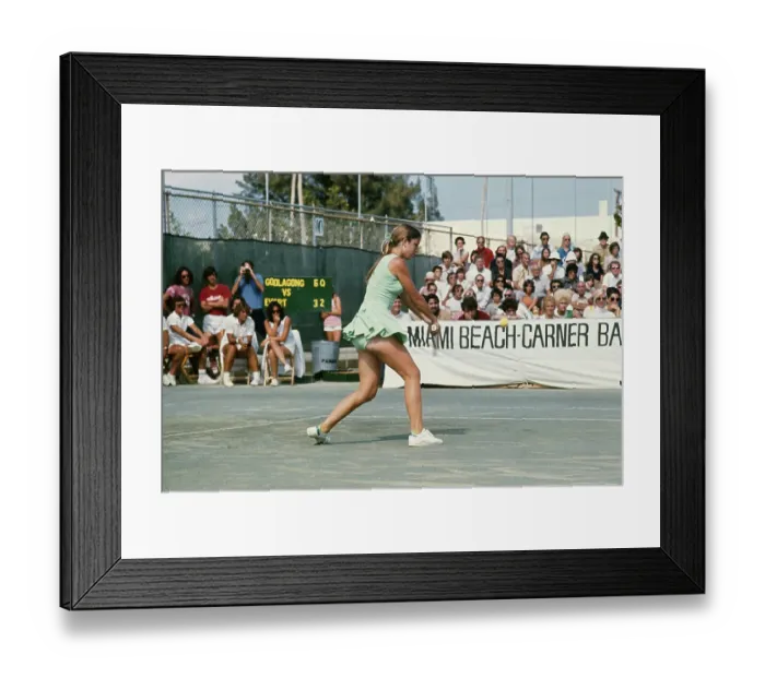 Framed Print : Miami Beach-Garner Bank USLTA Tournament - Final Framed Print : Miami Beach-Garner Bank USLTA Tournament - Final