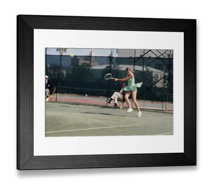 Framed Print : Miami Beach-Garner Bank USLTA Tournament - Final Framed Print : Miami Beach-Garner Bank USLTA Tournament - Final