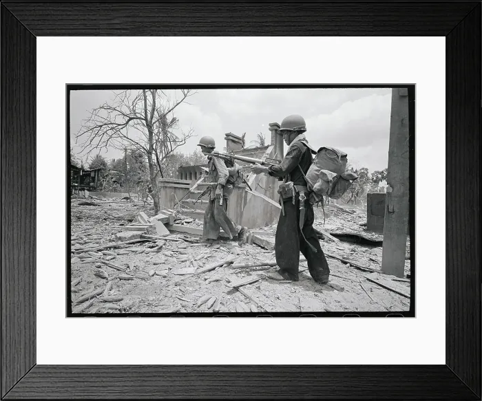 Framed Print : Cambodian Government Troops Framed Print : Cambodian Government Troops