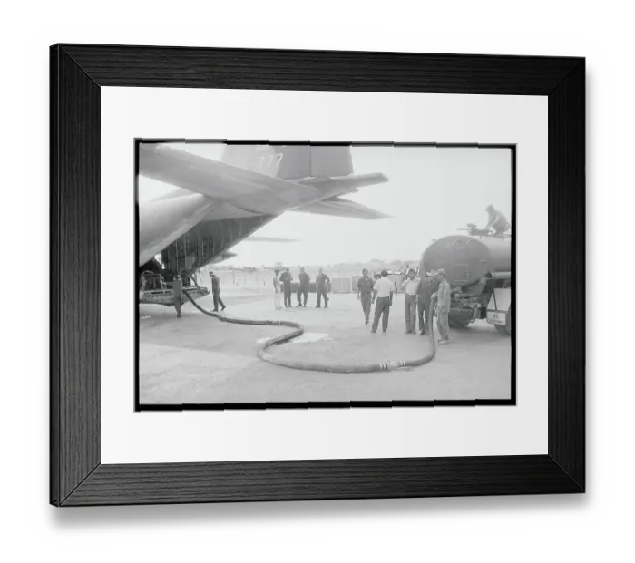 Framed Print : Fuel Being Unloaded at Airport Framed Print : Fuel Being Unloaded at Airport