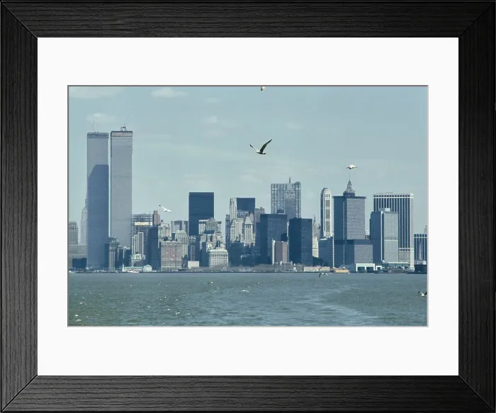 Framed Print : Lower Manhattan From Upper New York Bay Framed Print : Lower Manhattan From Upper New York Bay