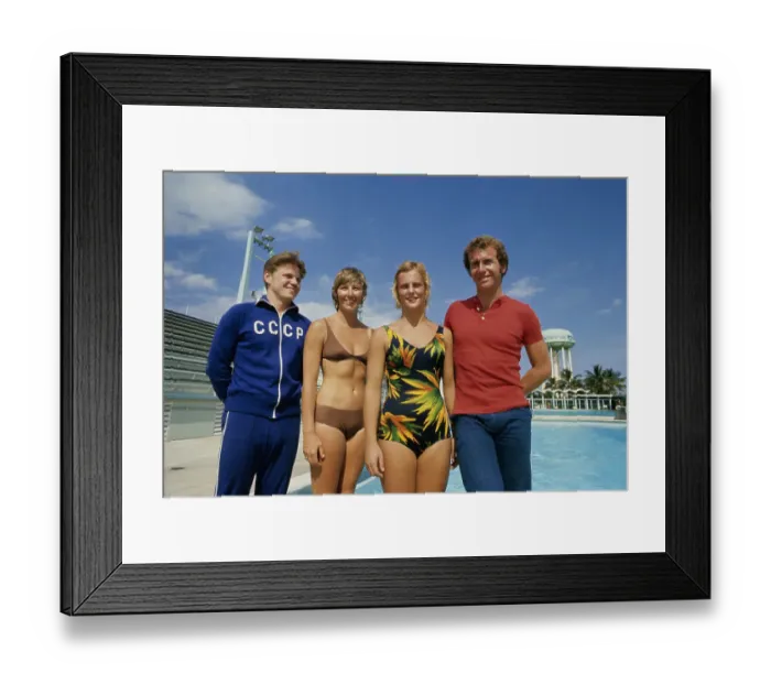 Framed Print : Olympians competed in the Fourth Annual Hall of Fame International Diving Meet Framed Print : Olympians competed in the Fourth Annual Hall of Fame International Diving Meet
