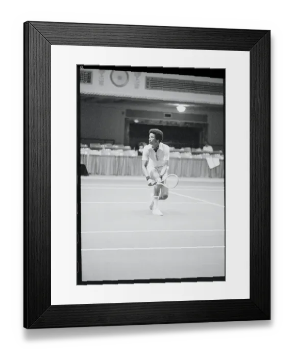 Framed Print : Arthur Ashe Playing Tennis Framed Print : Arthur Ashe Playing Tennis