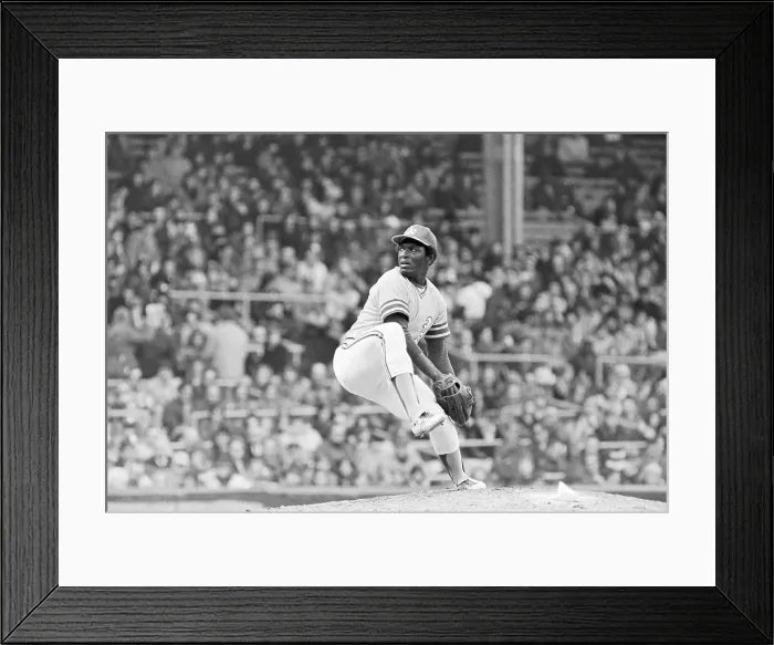 Framed Print : Vida Blue Pitching on Opening Day Framed Print : Vida Blue Pitching on Opening Day