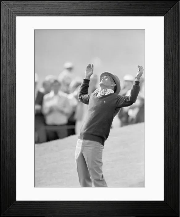 Framed Print : Chi Chi Rodriguez Raising His Arms Framed Print : Chi Chi Rodriguez Raising His Arms