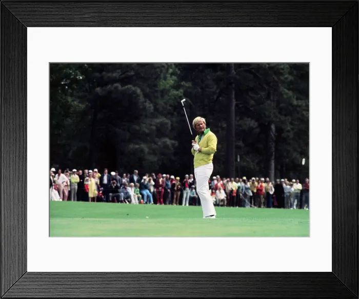 Framed Print : Jack Nicklaus After Putting Framed Print : Jack Nicklaus After Putting