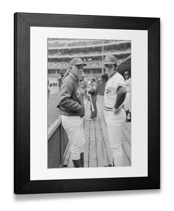 Framed Print : Sparky Anderson and Pete Rose Framed Print : Sparky Anderson and Pete Rose
