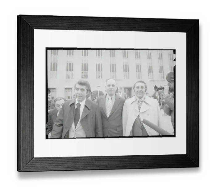 Framed Print : James McCord and Attorneys Framed Print : James McCord and Attorneys