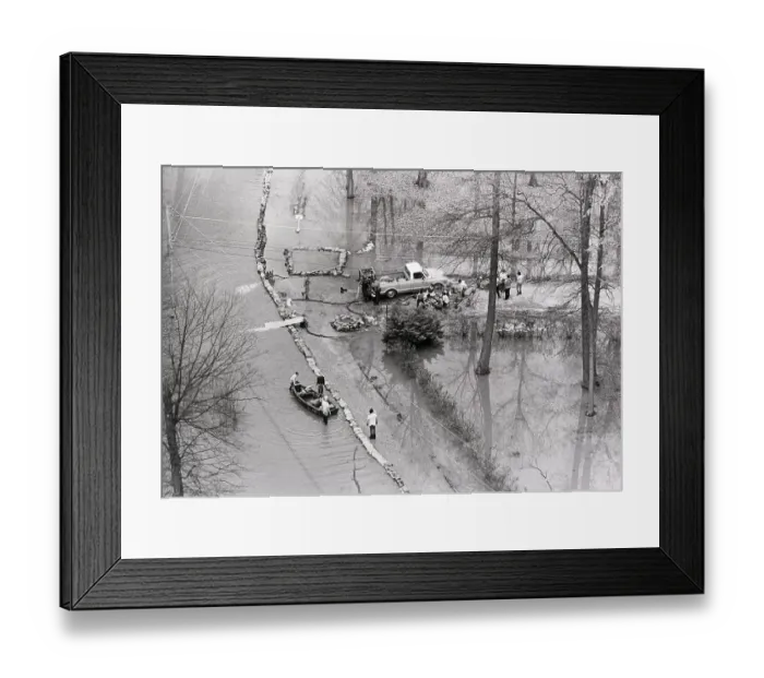 Framed Print : Flood In Missouri Framed Print : Flood In Missouri