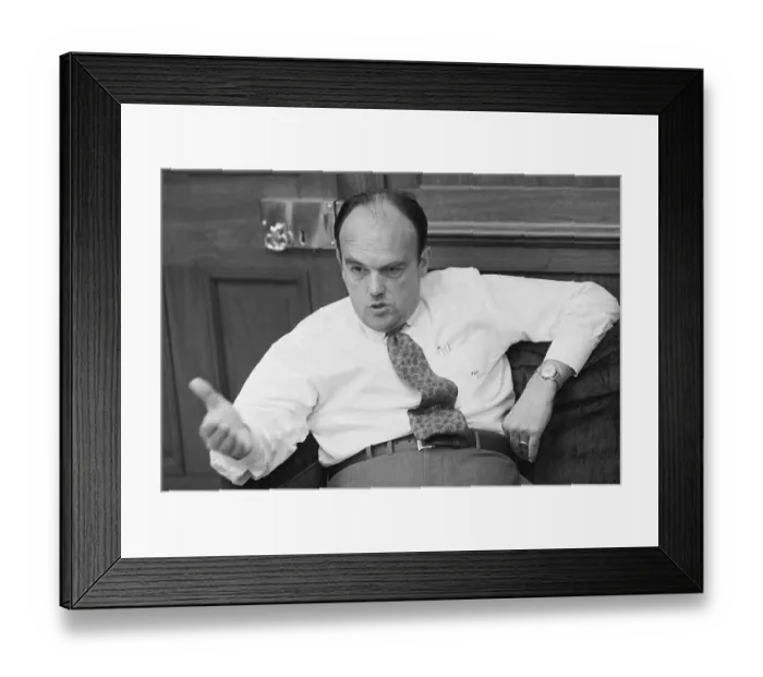 Framed Print : Portrait of John Ehrlichman Framed Print : Portrait of John Ehrlichman