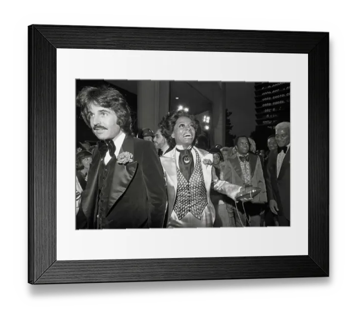 Framed Print : Diana Ross and Robert Ellis Arriving at the Academy Awards Framed Print : Diana Ross and Robert Ellis Arriving at the Academy Awards