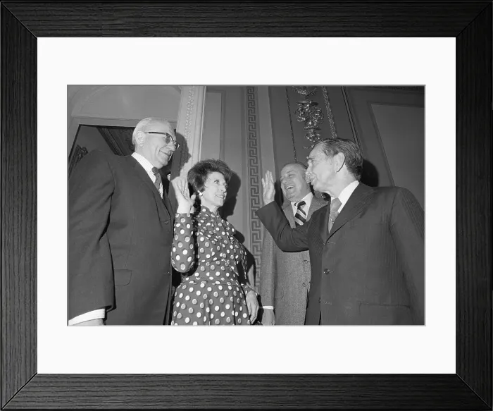 Framed Print : Corinne Boggs Being Sworn In Framed Print : Corinne Boggs Being Sworn In