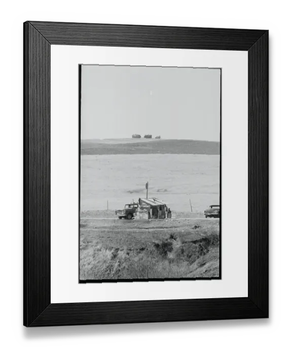 Framed Print : Federal Agents Keeping Watch in Wounded Knee Framed Print : Federal Agents Keeping Watch in Wounded Knee