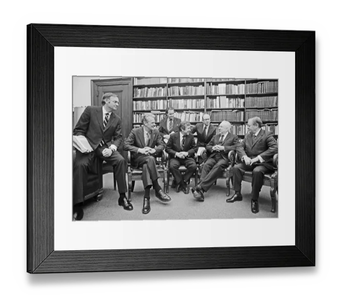 Framed Print : Members of Watergate Committee Framed Print : Members of Watergate Committee