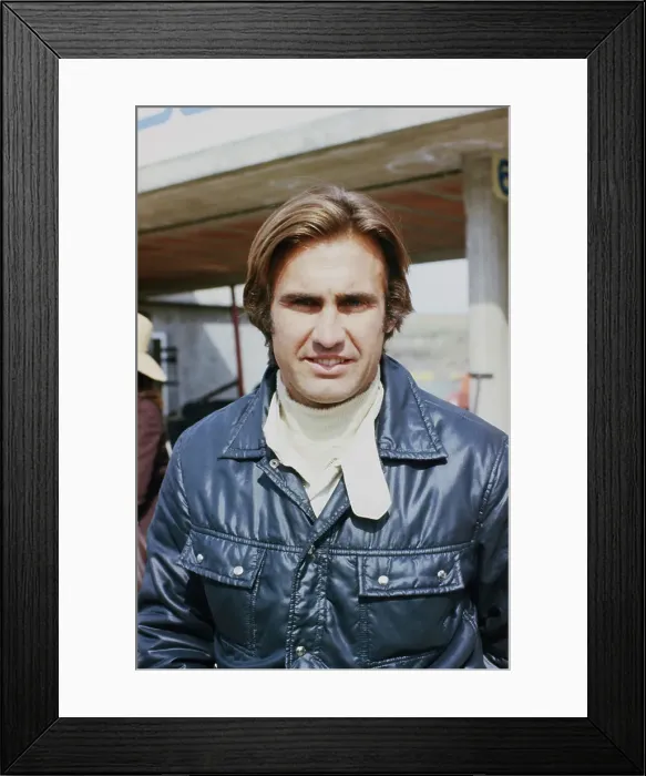 Framed Print : Carlos Reutemann, Argentine Racing Driver