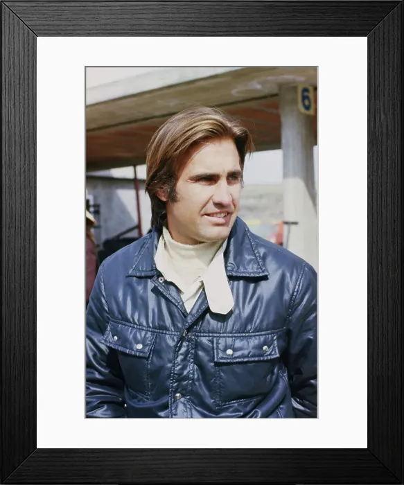 Framed Print : Carlos Reutemann, Argentine Racing Driver Framed Print : Carlos Reutemann, Argentine Racing Driver