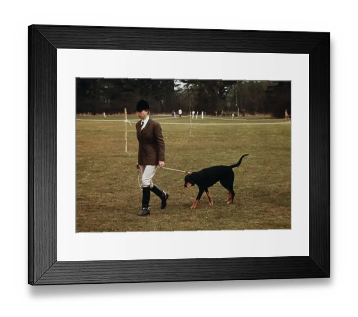 Framed Print : Princess Anne & Baskerville Framed Print : Princess Anne & Baskerville