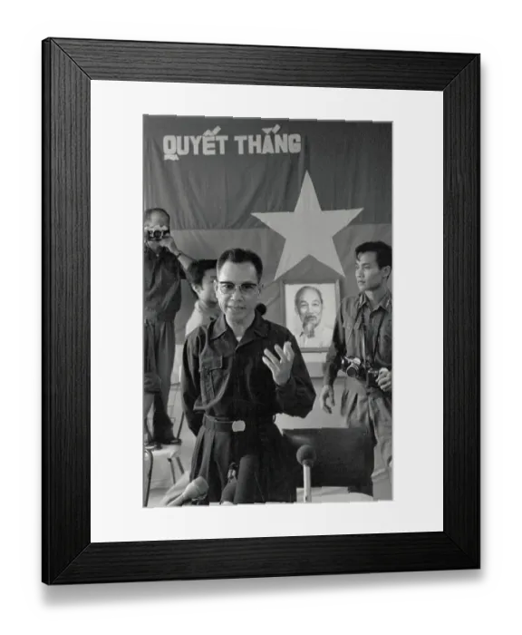 Framed Print : Lt. Gen. Tran Van Tra Speaking About U.S Framed Print : Lt. Gen. Tran Van Tra Speaking About U.S