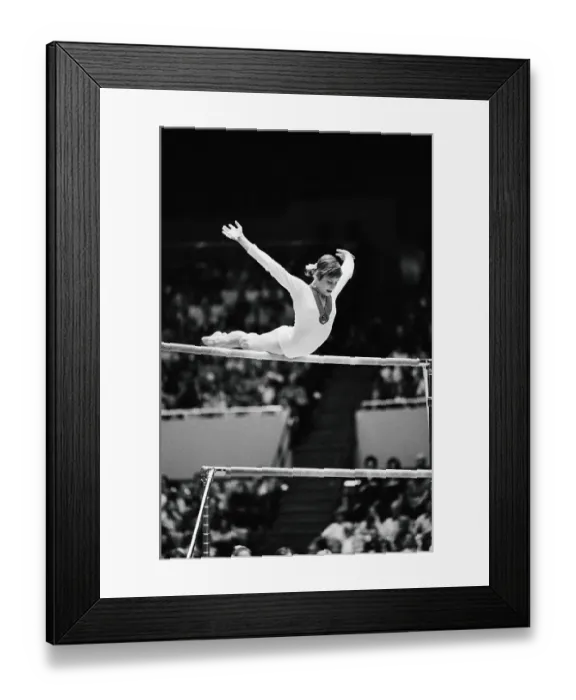 Framed Print : Olga Korbut Performing Framed Print : Olga Korbut Performing
