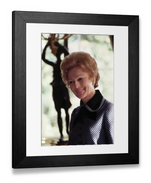 Framed Print : Smiling Pat Nixon Framed Print : Smiling Pat Nixon
