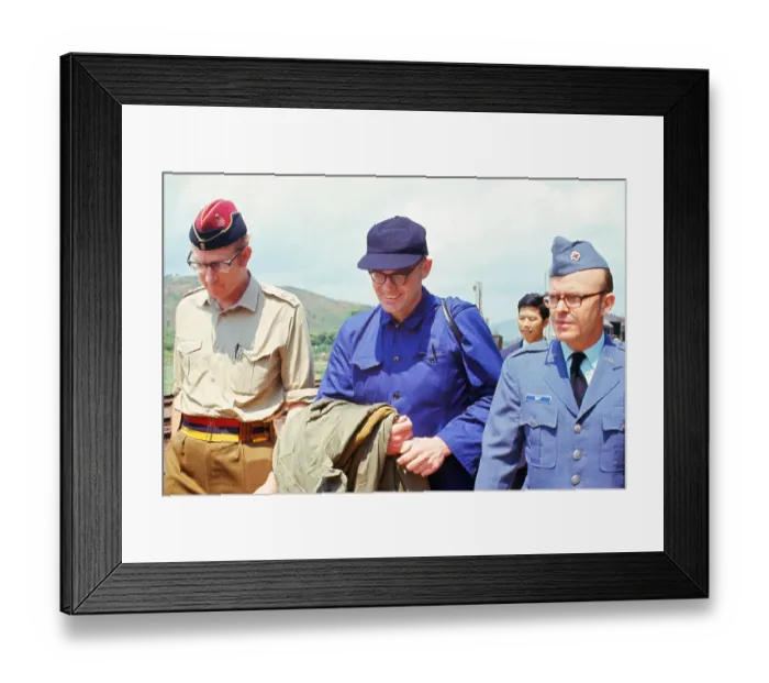 Framed Print : John Downey Walking Across the Border Framed Print : John Downey Walking Across the Border