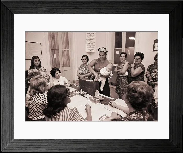 Framed Print : Woman Voting in Presidential Elections Framed Print : Woman Voting in Presidential Elections