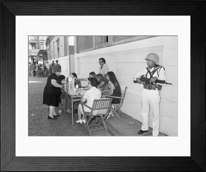 Framed Print : Armed Guard at Presidential Election Framed Print : Armed Guard at Presidential Election