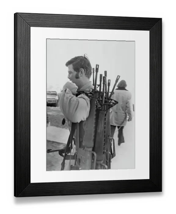 Framed Print : Wounded Knee Occupation, 1973 Framed Print : Wounded Knee Occupation, 1973
